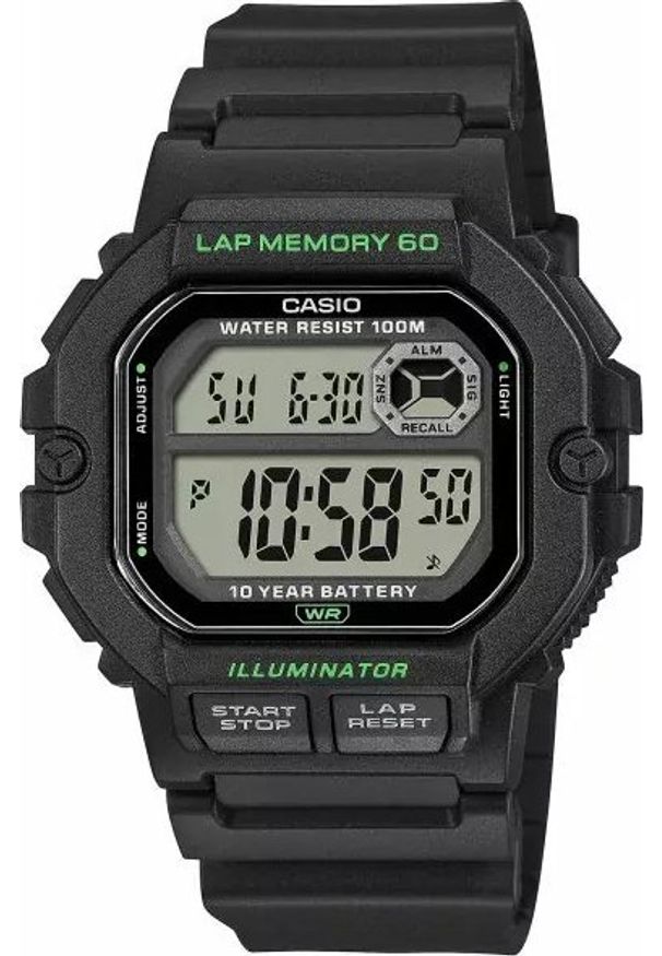 Zegarek Casio Zegarek męski Casio WS-1400H-1AVEF