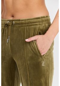 Juicy Couture - JUICY COUTURE Damskie zielone spodnie dresowe Tina Track Pant, Rozmiar XS. Kolor: zielony. Materiał: dresówka #7