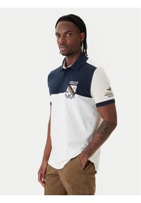 Aeronautica Militare Polo 261PO1915UP00191 Biały Regular Fit. Typ kołnierza: polo. Kolor: biały. Materiał: bawełna #1