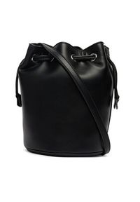 Calvin Klein Torebka Bold Ck Small LV04F3640G Czarny. Kolor: czarny. Materiał: skórzane #5