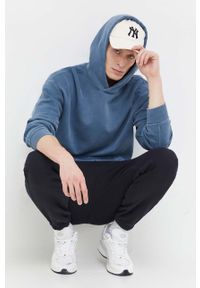 Hollister Co. spodnie dresowe kolor czarny z aplikacją. Kolor: czarny. Materiał: dresówka. Wzór: aplikacja #3