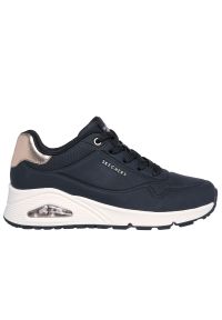 skechers - Buty damskie Skechers Uno Golden Air 177094BLK - czarne. Okazja: na co dzień. Zapięcie: sznurówki. Kolor: czarny. Materiał: guma, syntetyk, materiał. Szerokość cholewki: normalna. Model: Skechers Sport