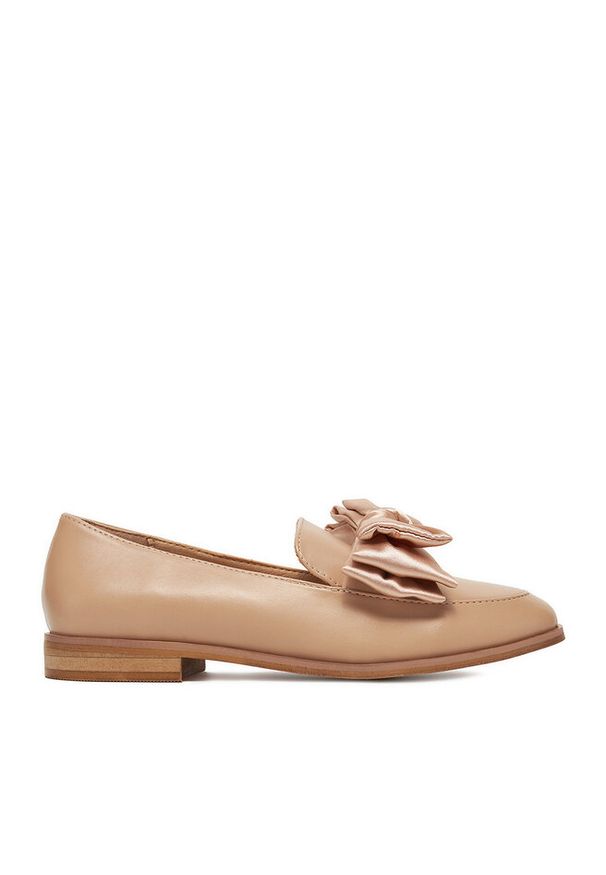 Loafersy DeeZee. Kolor: beżowy
