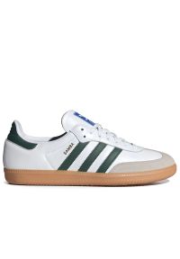 Adidas - Buty adidas Originals Samba OG IE3437 - białe. Okazja: na co dzień. Zapięcie: sznurówki. Kolor: biały. Materiał: guma, zamsz, skóra, syntetyk. Szerokość cholewki: normalna
