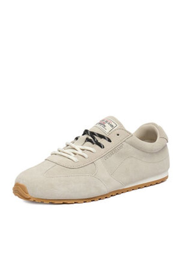Guess Jeans Sneakersy EO-CS5262 Szary. Kolor: szary. Materiał: zamsz, skóra