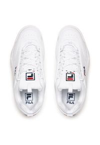 Fila Sneakersy Disruptor Low 1010262.1FG Biały. Kolor: biały. Materiał: skóra