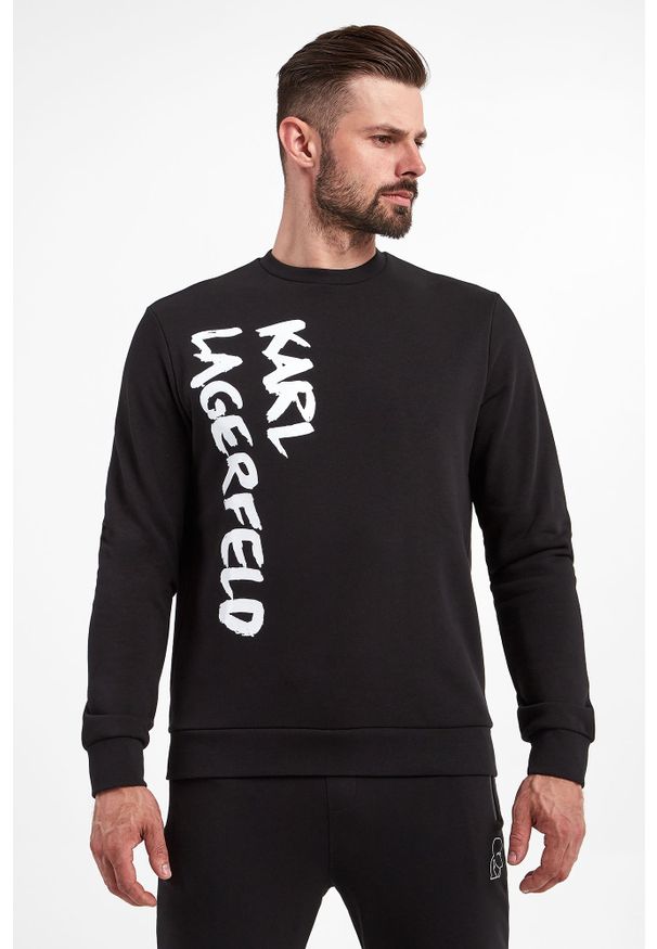 Karl Lagerfeld - Bluza KARL LAGERFELD. Długość rękawa: długi rękaw. Długość: długie. Wzór: nadruk