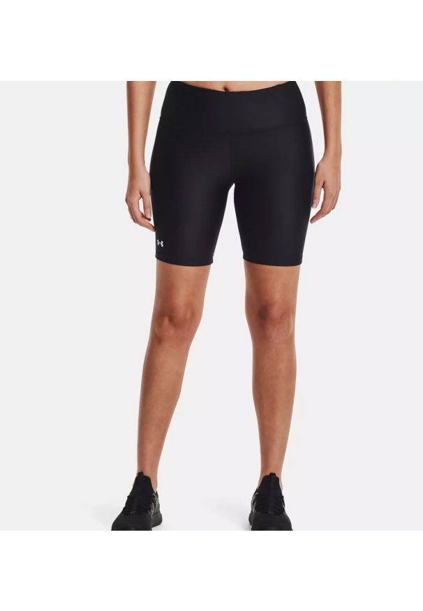 Under Armour - Spodenki treningowe damskie UNDER ARMOUR ARMOUR BIKE SHORT. Kolor: czarny. Sport: turystyka piesza