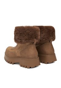 DeeZee Botki 19001-1 Brązowy. Kolor: brązowy. Materiał: materiał, syntetyk #7