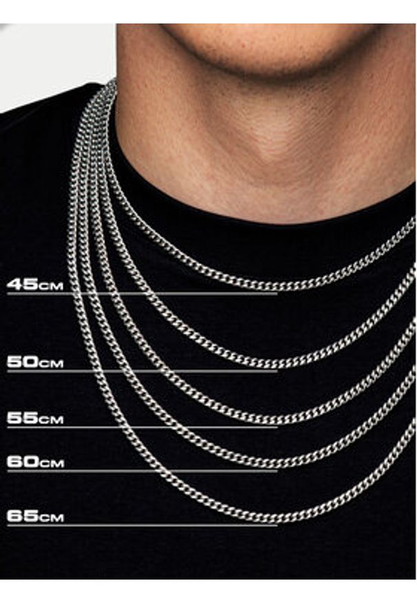 ICED STUFF Łańcuszek Miami Cuban Link Białe złoto. Materiał: metalowe. Kolor: biały, wielokolorowy, złoty