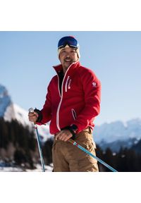 FEROCE - Polarowa kurtka – Czerwon. Kolor: czerwony. Materiał: polar