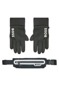BOSS - Boss Rękawiczki Męskie 50492231 Czarny. Kolor: czarny. Materiał: materiał, poliamid
