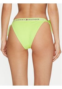 TOMMY HILFIGER - Tommy Hilfiger Dół od bikini UW0UW04497 Zielony. Kolor: zielony. Materiał: syntetyk #4