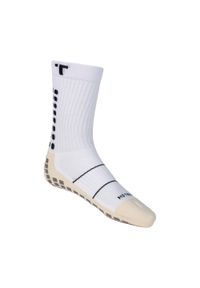 TRUSOX - Skarpety piłkarskie TRUsox Mid-Calf Thin. Kolor: biały. Sport: piłka nożna