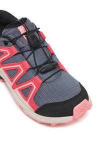 salomon - Salomon Buty do biegania Speedcross Waterproof L47856600 Szary. Kolor: szary. Materiał: materiał. Model: Salomon Speedcross #6