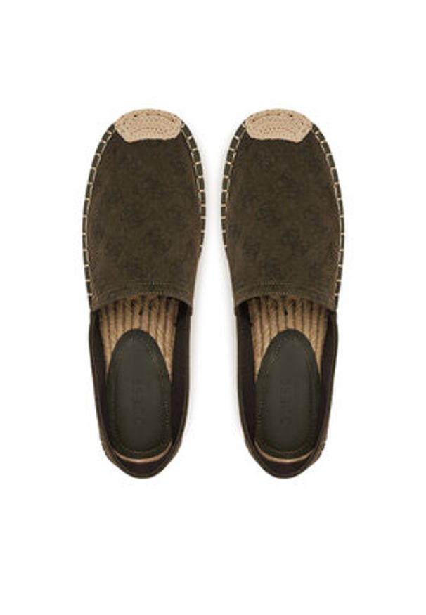 Guess Espadryle FMJELC FAB14 Zielony. Kolor: zielony. Materiał: materiał