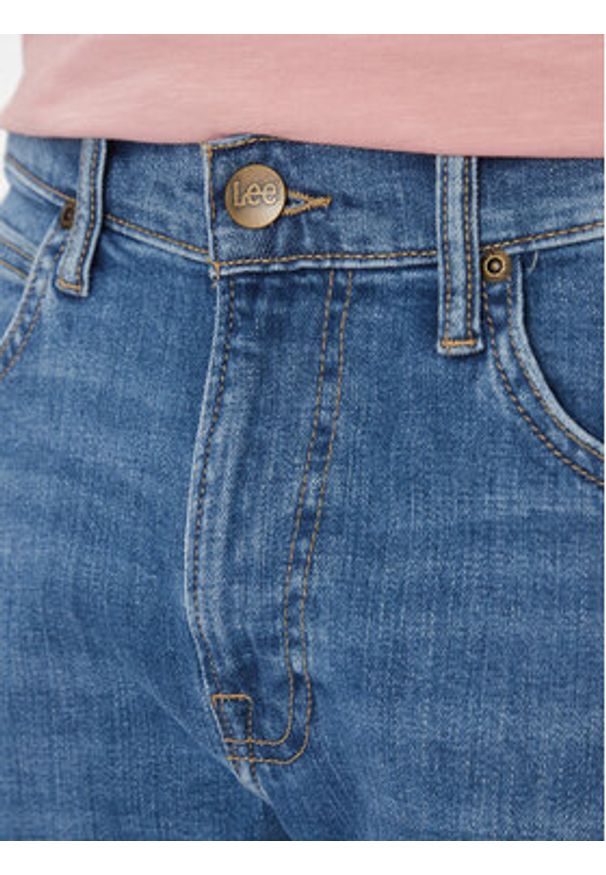 Lee Jeansy Luke 112363975 Niebieski Slim Fit. Kolor: niebieski
