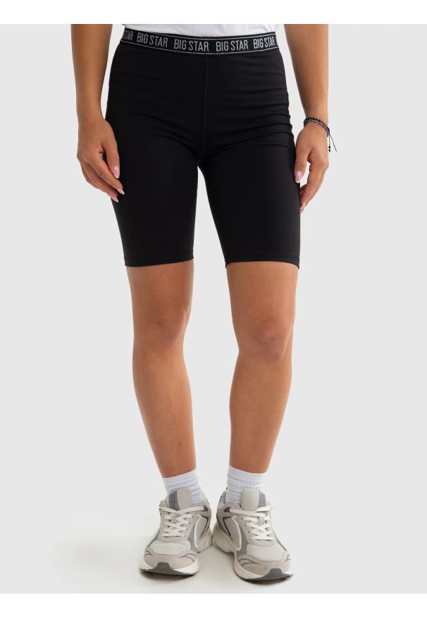 Big-Star - Kolarki dziewczęce czarne Nikolinasa 906. Okazja: na co dzień. Kolor: czarny. Materiał: guma. Długość: krótkie. Sezon: lato. Styl: casual, sportowy
