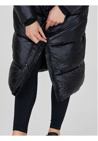 Athlecia Kurtka puchowa Elly W Maxi Puffer EA233361 Czarny Regular Fit. Kolor: czarny. Materiał: syntetyk