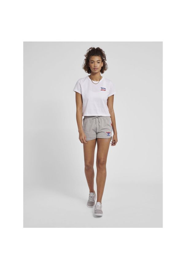 Szorty damskie Hummel IC Durban. Kolor: szary. Materiał: bawełna, materiał. Sport: fitness