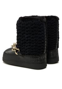 Love Moschino - LOVE MOSCHINO Śniegowce JA24322G0LISI000 Czarny. Kolor: czarny. Materiał: materiał #4