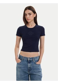 Hugo - HUGO T-Shirt Delanor 50570857 Niebieski Slim Fit. Kolor: niebieski. Materiał: bawełna #1