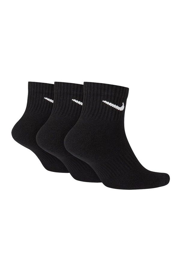 Nike - Skarpety Everyday Cushion Ankle 3 Pary. Kolor: czarny. Materiał: bawełna, poliester, elastan