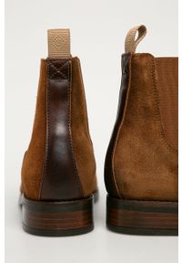 GANT - Gant - Sztyblety zamszowe. Nosek buta: okrągły. Materiał: zamsz. Szerokość cholewki: normalna. Wysokość obcasa: bez obcasa, niski #3