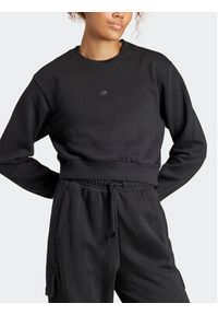 Adidas - adidas Bluza ALL SZN Fleece IW1225 Czarny Regular Fit. Kolor: czarny. Materiał: bawełna