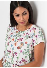 bonprix - Bluzka koszulowa. Kolor: biały. Długość rękawa: krótki rękaw. Długość: krótkie #2