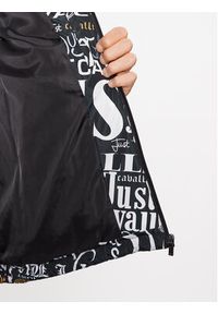 Just Cavalli Kurtka puchowa 75OAUD18 Czarny Regular Fit. Kolor: czarny. Materiał: syntetyk