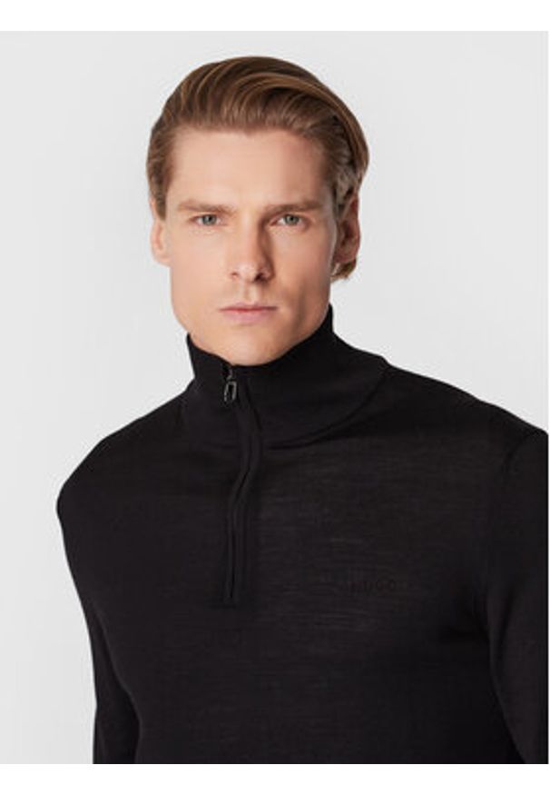 JOOP! Sweter 17 Jk-03Dario 30032603 Czarny Regular Fit. Kolor: czarny. Materiał: wełna