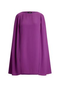 Lauren Ralph Lauren - LAUREN RALPH LAUREN Sukienka koktajlowa 2,53855E+11 Fioletowy Slim Fit. Kolor: fioletowy. Materiał: syntetyk. Styl: wizytowy