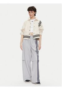 Adidas - adidas Kurtka jeansowa Adibreak JD5617 Écru Regular Fit. Materiał: bawełna