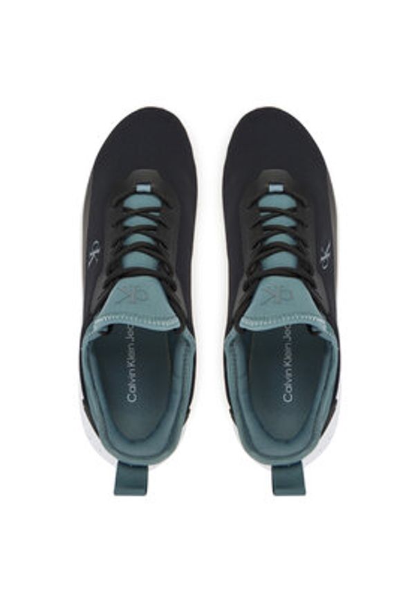 Calvin Klein Jeans Sneakersy Eva Runner Tech Ripstop YM0YM01203 Czarny. Kolor: czarny. Materiał: materiał