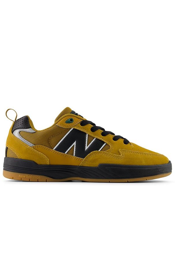 Buty męskie New Balance Numeric UN808BNB - żółte. Kolor: żółty. Materiał: materiał, syntetyk, guma, zamsz. Szerokość cholewki: normalna. Sport: skateboard