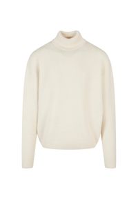 Pulower Urban Classics oversized roll neck. Kolor: biały. Styl: elegancki #1