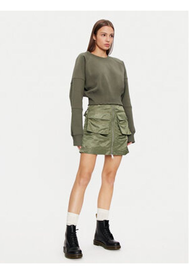 Alpha Industries Spódnica mini 148066 Zielony Regular Fit. Kolor: zielony. Materiał: syntetyk