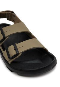 Birkenstock Sandały Mogami Terra 1029775 Khaki. Kolor: brązowy. Materiał: skóra