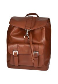 Plecak na laptopa MCKLEIN Hagen 15.6 cali Brązowy. Kolor: brązowy. Materiał: skóra. Styl: elegancki #3