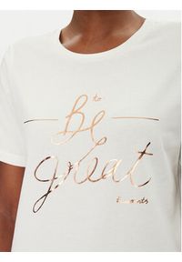 Fransa T-Shirt 20615334 Biały Regular Fit. Kolor: biały. Materiał: bawełna #4