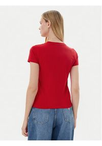 Guess Jeans T-Shirt W5RI4 2K8HM0 Czerwony Regular Fit. Kolor: czerwony. Materiał: bawełna #3