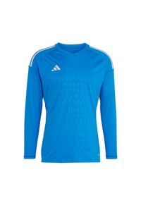 Adidas - Koszulka bramkarska męska adidas Tiro 23 Competition Long Sleeve. Kolor: niebieski, wielokolorowy, biały. Długość rękawa: długi rękaw