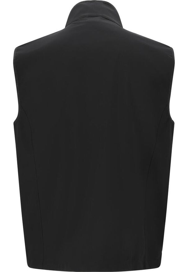 Kamizelka softshellowa męska Whistler Lango. Kolor: czarny. Długość rękawa: bez rękawów. Sport: bieganie