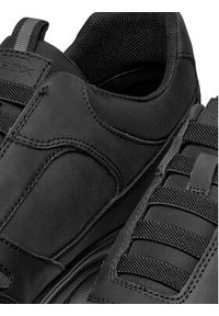 Geox Sneakersy U Portello U46E1B 0BCEK C9999 Czarny. Kolor: czarny. Materiał: skóra