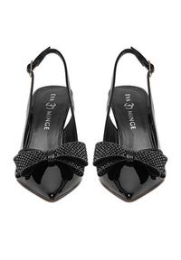 Eva Minge Czółenka ANEMONE-V1892-56-1 Czarny. Kolor: czarny. Materiał: skóra, lakier #3