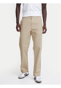 Blend Spodnie materiałowe 20716614 Beżowy Straight Fit. Kolor: beżowy. Materiał: bawełna #1