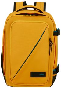 AMERICAN TOURISTER - American Tourister Take2Cabin S do Ryanair żółty. Kolor: żółty. Materiał: materiał. Styl: klasyczny