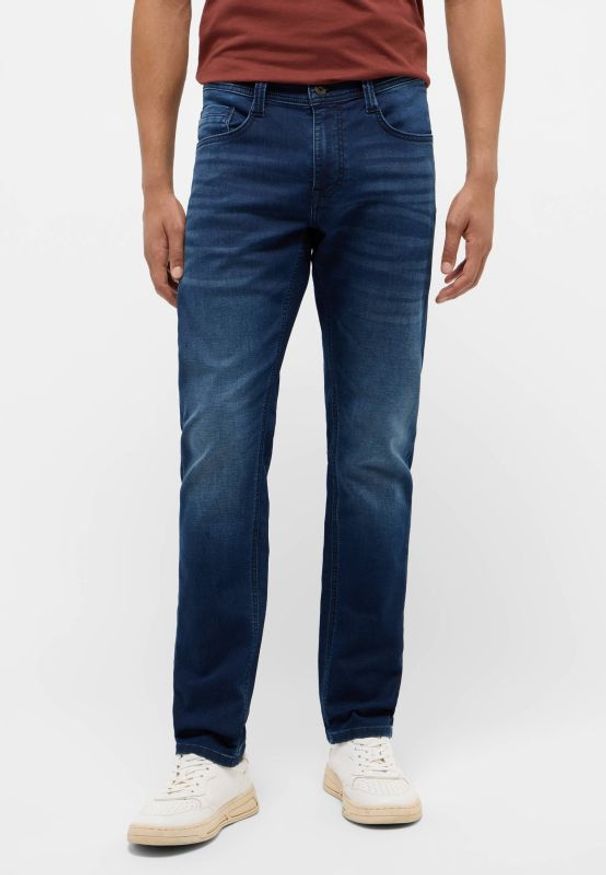 Męskie Spodnie Jeansowe Mustang Style Oregon Slim K Denim Blue 1015872 5000 983