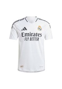 Adidas - Koszulka Real Madrid 24/25 Home Authentic. Kolor: biały. Materiał: materiał